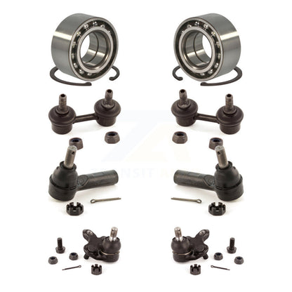 Bearing Lower Ball Joint Outer Tie Rod & Link Front Kit For Toyota Corolla Prizm
