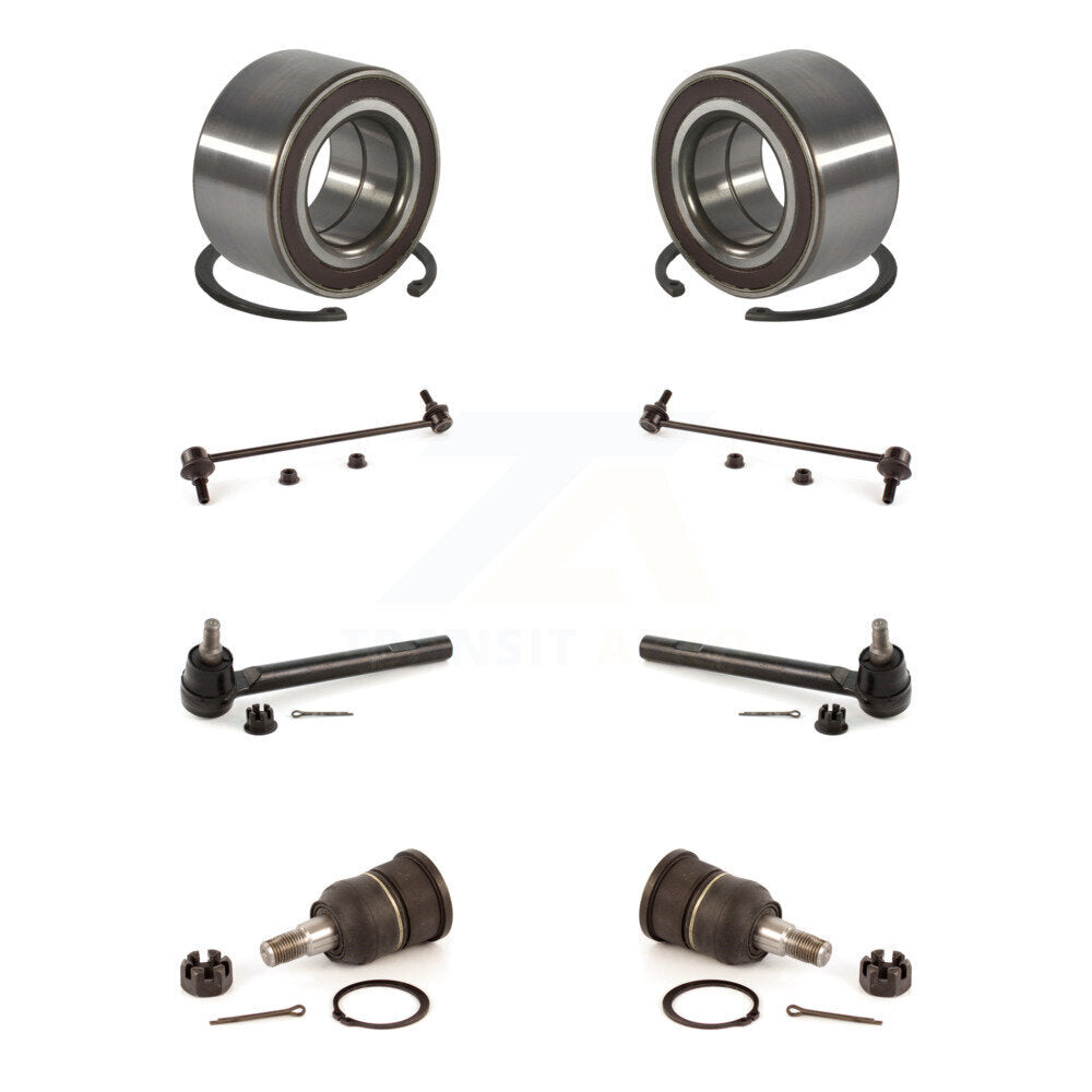 Bearing Lower Ball Joint Outer Tie Rod Sway Bar Link Front Kit For Honda Odyssey