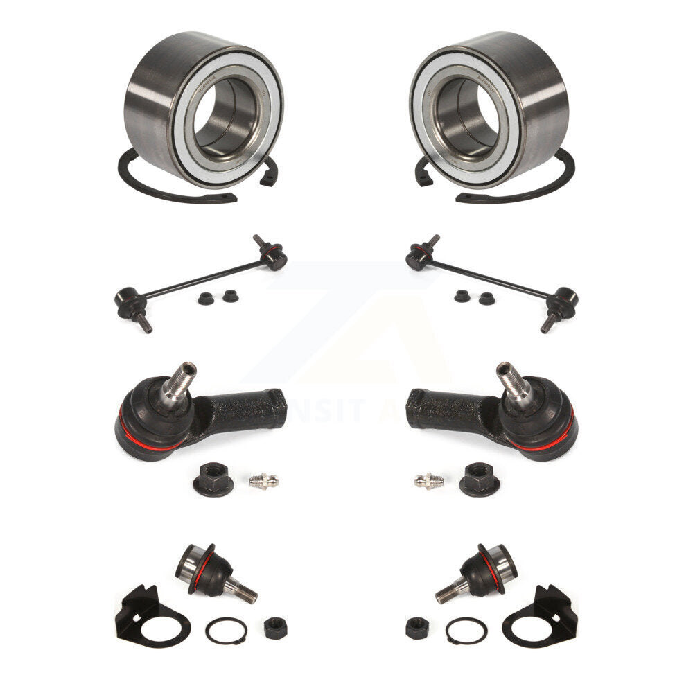 Bearing Lower Ball Joint Outer Tie Rod & Link Front Kit For Ford Transit Connect