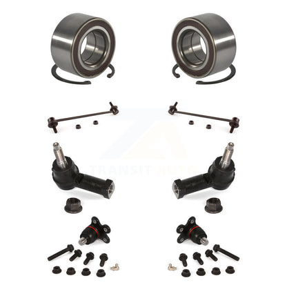 Wheel Bearing Lower Ball Joint Outer Tie Rod Link Front Kit For Chevrolet Sonic