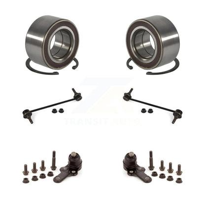 Wheel Bearing Lower Ball Joint Sway Bar Stabilizer Link Front Kit For Ford Focus