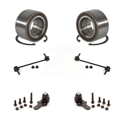 Wheel Bearing Lower Ball Joint Sway Bar Stabilizer Link Front Kit For Ford Focus