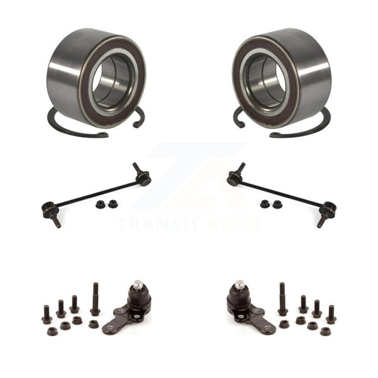 Wheel Bearing Lower Ball Joint Sway Bar Stabilizer Link Front Kit For Ford Focus
