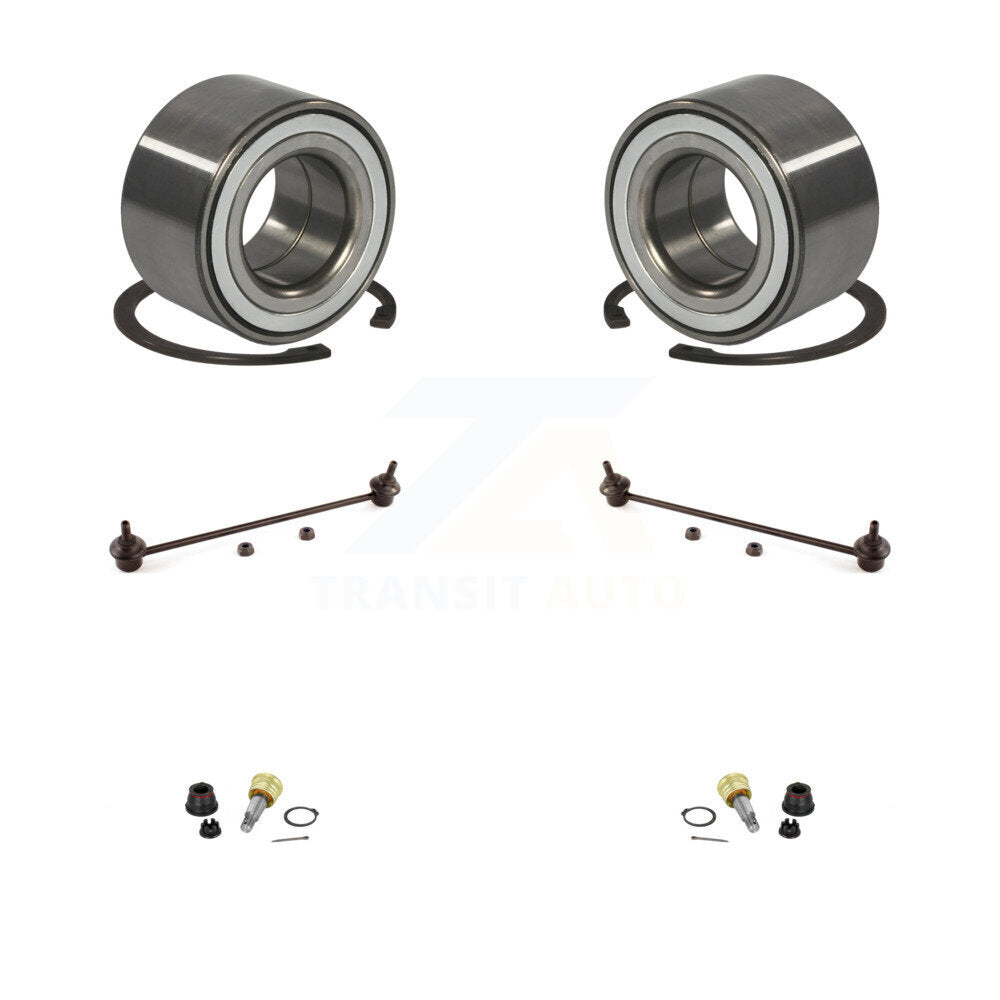 Wheel Bearing Lower Ball Joint Sway Bar Stabilizer Link Front Kit For Honda Fit