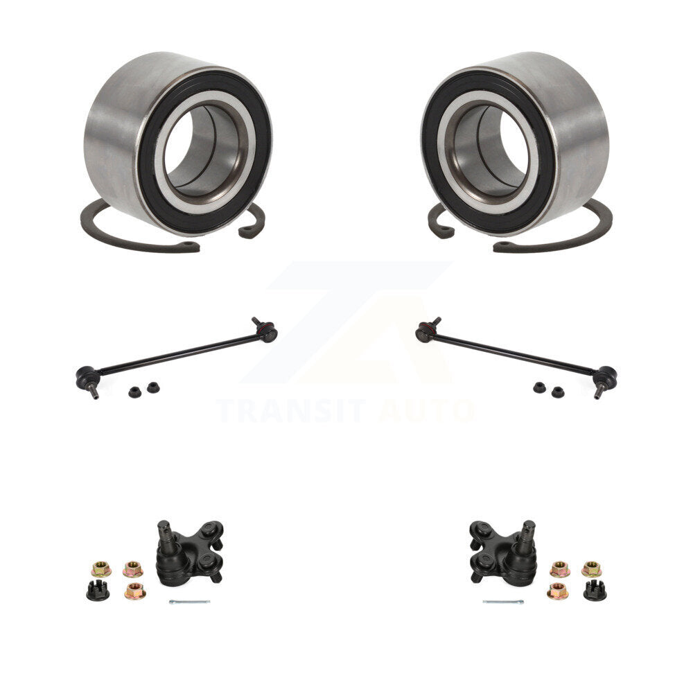 Wheel Bearing Lower Ball Joint & Sway Bar Link Front Kit For Honda Civic Insight