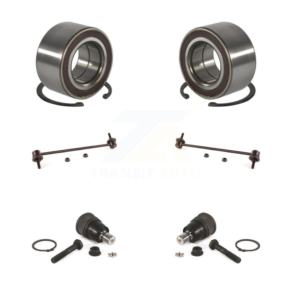 Bearing Lower Ball Joint & Sway Bar Stabilizer Link Front Kit For Mazda 3 Sport