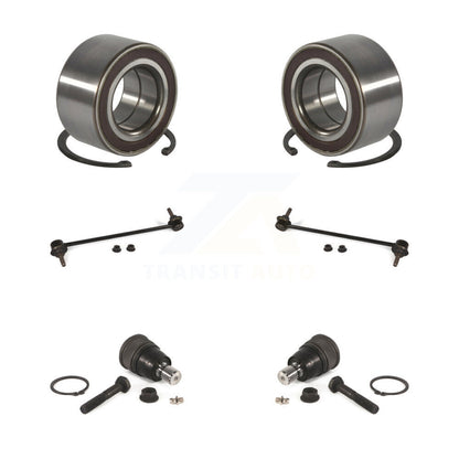 Wheel Bearing Lower Ball Joint & Sway Bar Stabilizer Link Front Kit For Mazda 3