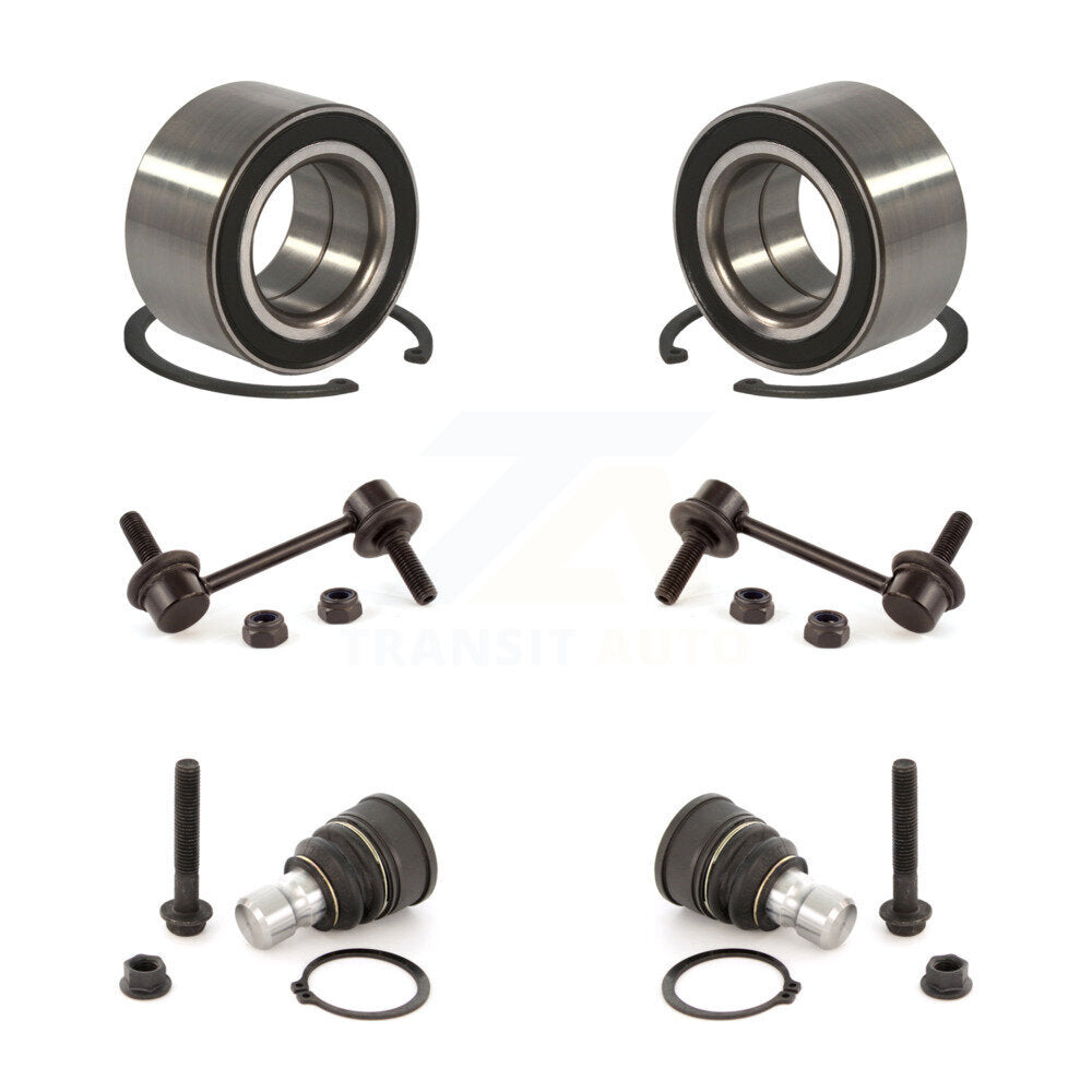 Wheel Bearing Lower Ball Joint Sway Bar Link Front Kit For Ford Edge Lincoln MKX