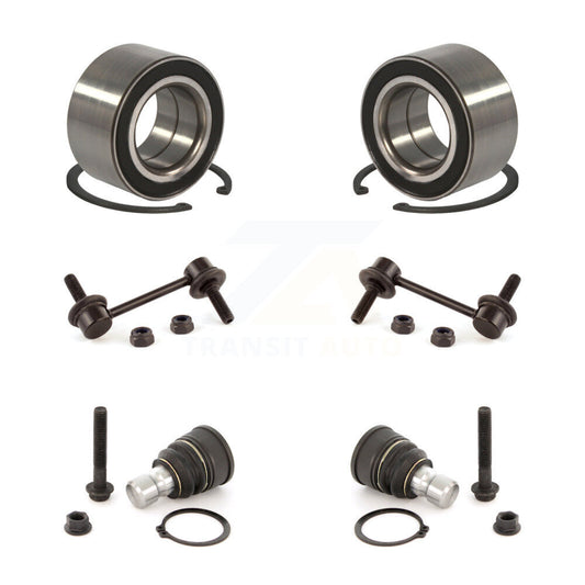 Wheel Bearing Lower Ball Joint Sway Bar Link Front Kit For Ford Edge Lincoln MKX