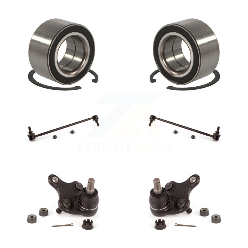 Wheel Bearing Lower Ball Joint And Sway Bar Link Front Kit For 2010 Lexus HS250h