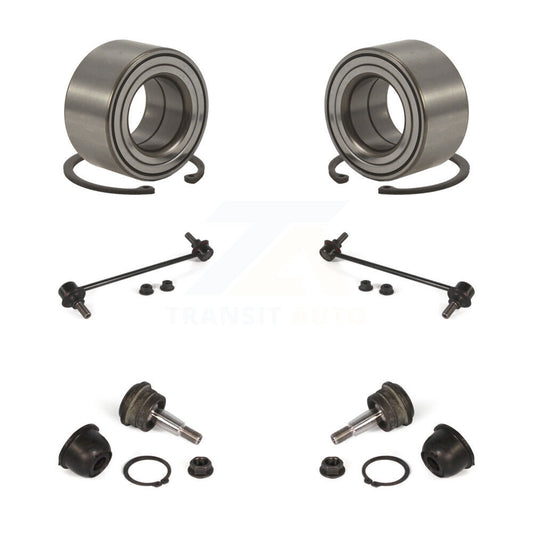 Bearing Lower Ball Joint & Sway Bar Stabilizer Link Front Kit For Hyundai Accent