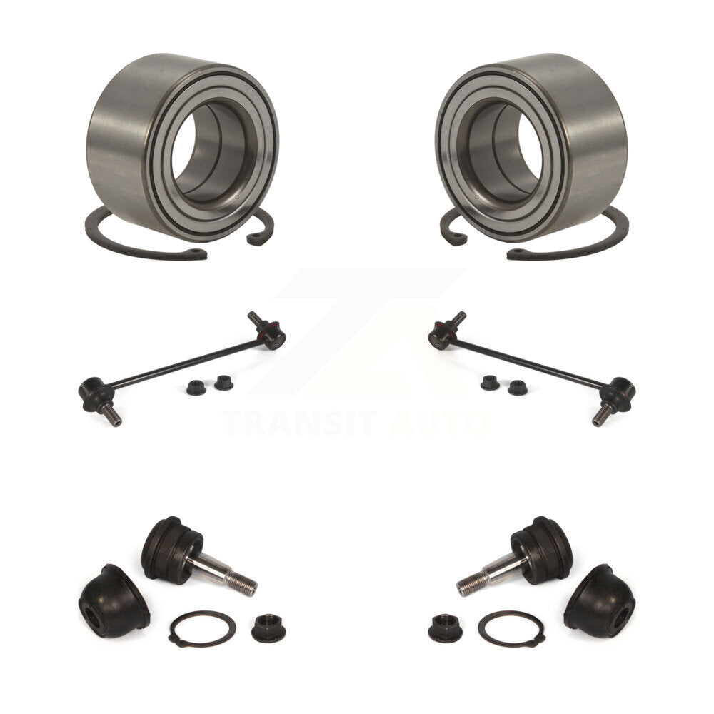 Bearing Lower Ball Joint & Sway Bar Stabilizer Link Front Kit For Hyundai Accent