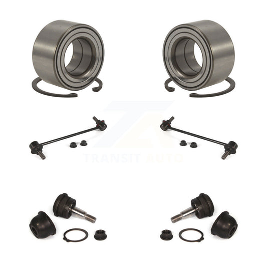 Bearing Lower Ball Joint & Sway Bar Stabilizer Link Front Kit For Hyundai Accent