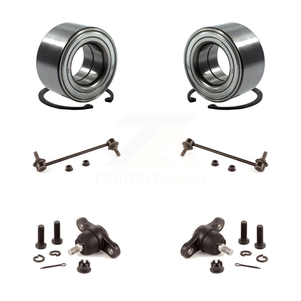 Wheel Bearing Lower Ball Joint Link Front Kit For Hyundai Elantra Kia Forte Koup