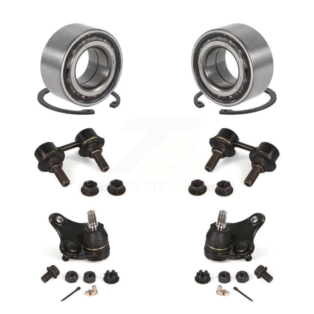 Wheel Bearing Lower Ball Joint Link Front Kit For 1996-2000 Toyota RAV4 4 doors