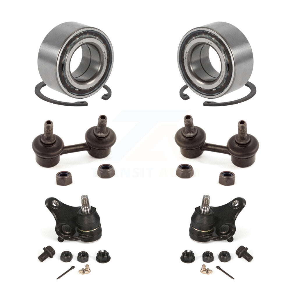 Wheel Bearing Lower Ball Joint Link Front Kit For 1996-2000 Toyota RAV4 2 doors