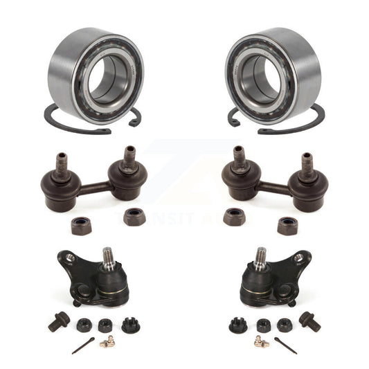 Wheel Bearing Lower Ball Joint Link Front Kit For 1996-2000 Toyota RAV4 2 doors