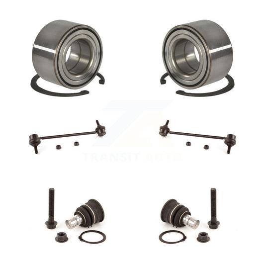 Bearing Lower Ball Joint And Sway Bar Link Front Kit For 2010-2011 Nissan Versa