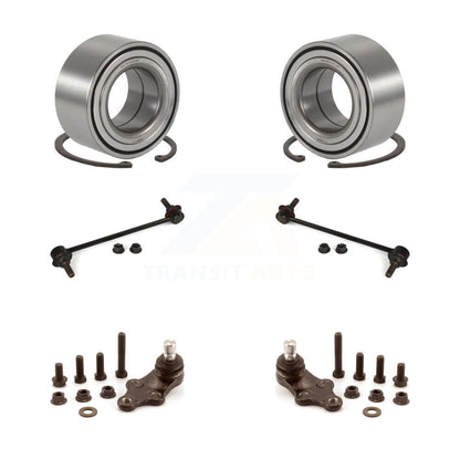 Wheel Bearing Lower Ball Joint Link Front Kit For 2014 Hyundai Sonata GAS engine