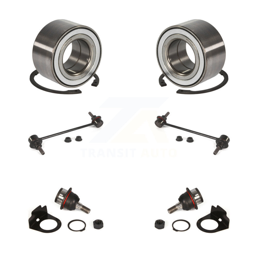 Wheel Bearing Lower Ball Joint Link Front Kit For 2010-2013 Ford Transit Connect