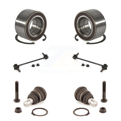 Wheel Bearing Lower Ball Joint And Sway Bar Link Front Kit For 2012-2017 Kia Rio