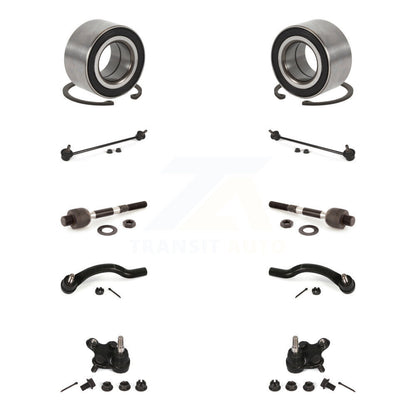 Bearing Lower Ball Joint Outer Inner Tie Rod Link Front Kit (10Pc) For Honda ILX