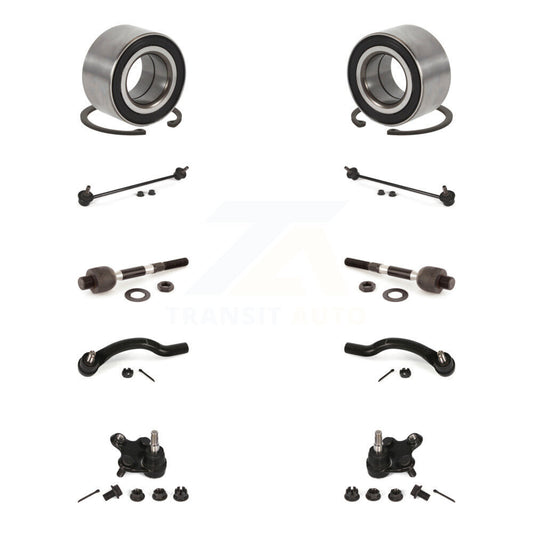 Bearing Lower Ball Joint Outer Inner Tie Rod Link Front Kit (10Pc) For Honda ILX