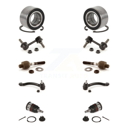 Bearing Lower Ball Joint Outer Inner Tie Rod Link Front Kit (10Pc) For Acura TL