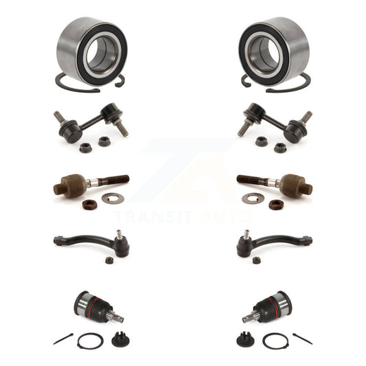 Bearing Lower Ball Joint Outer Inner Tie Rod Link Front Kit (10Pc) For Acura TL