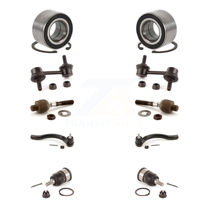 Bearing Lower Ball Joint Outer Inner Tie Rod Link Front Kit (10Pc) For Honda TSX