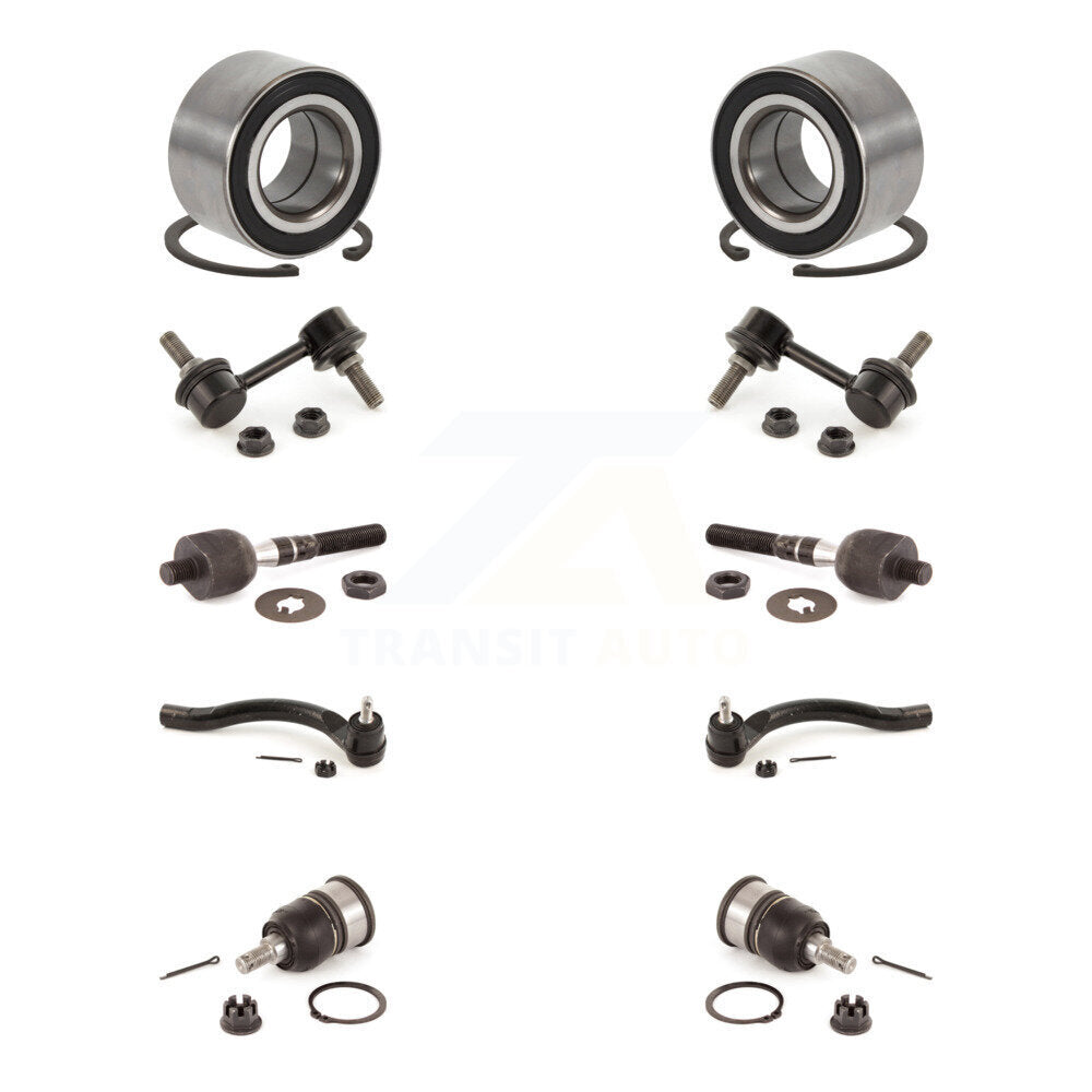 Bearing Lower Ball Joint Outer Inner Tie Rod End Link Front Kit For Honda Accord