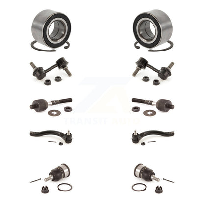Bearing Lower Ball Joint Outer Inner Tie Rod End Link Front Kit For Honda Accord