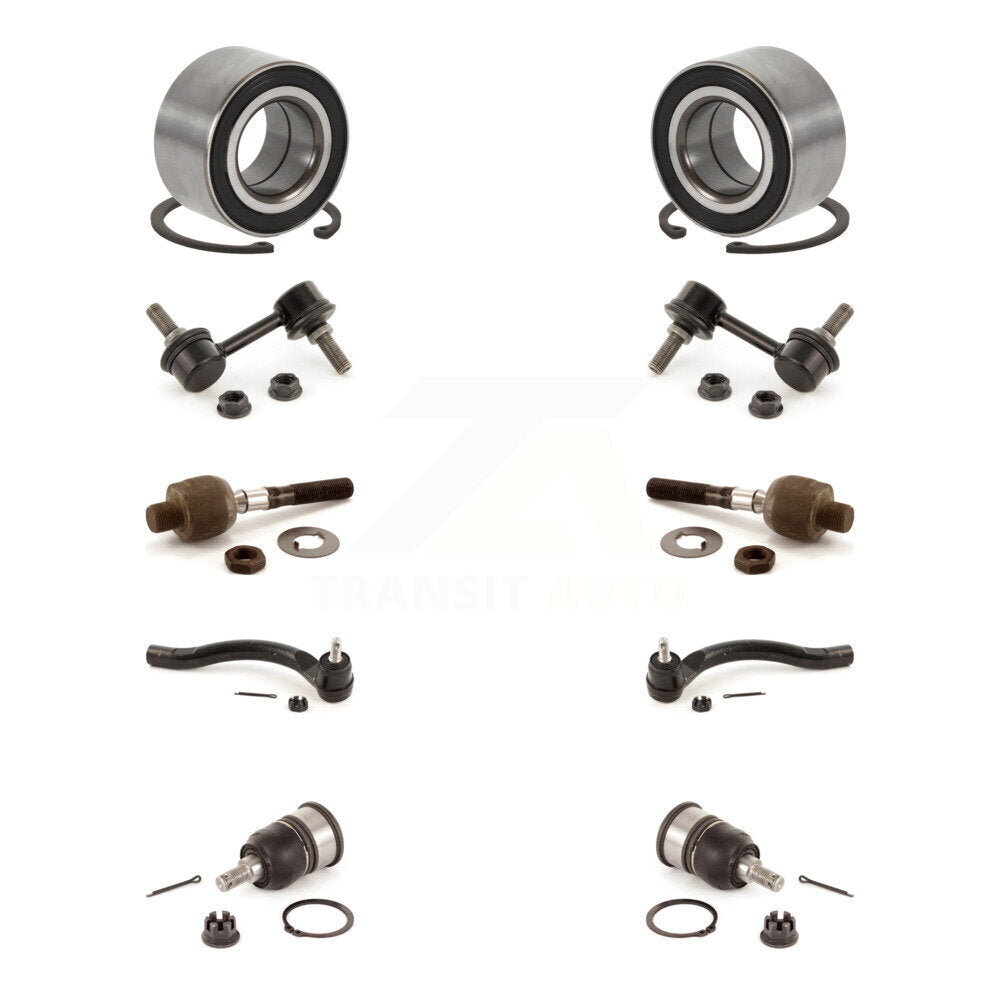 Bearing Lower Ball Joint Outer Inner Tie Rod End Link Front Kit For Honda Accord