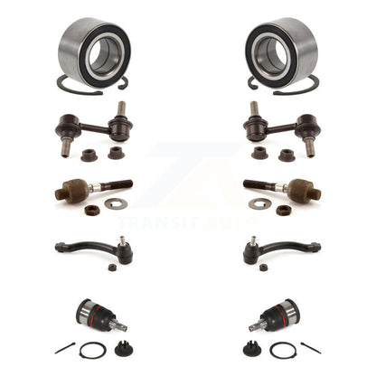 Bearing Lower Ball Joint Outer Inner Tie Rod Link Front Kit (10Pc) For Acura TL