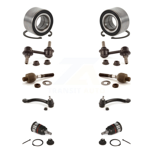 Bearing Lower Ball Joint Outer Inner Tie Rod Link Front Kit (10Pc) For Acura TL