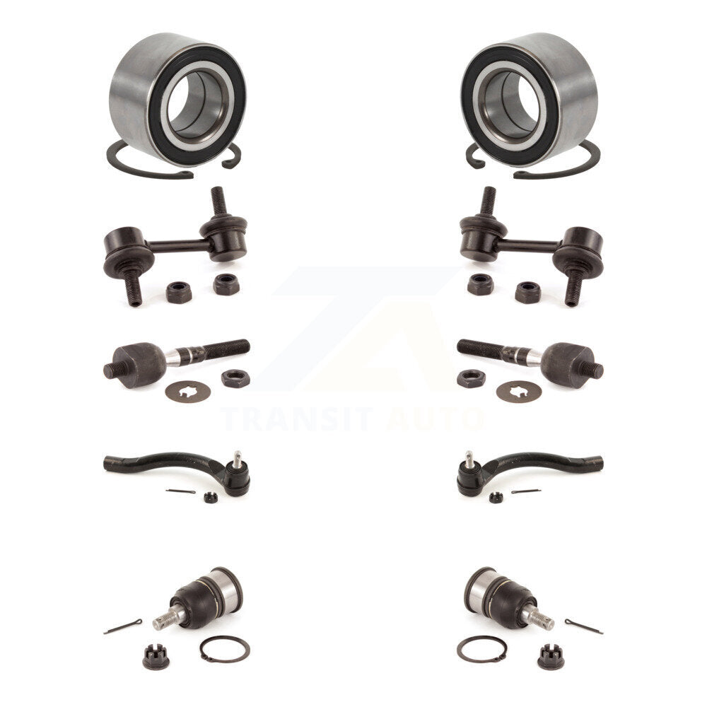 Bearing Lower Ball Joint Outer Inner Tie Rod End Link Front Kit For Honda Accord