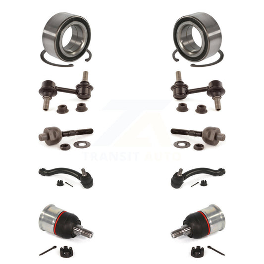 Bearing Lower Ball Joint Outer Inner Tie Rod Link Front Kit (10Pc) For Acura TL