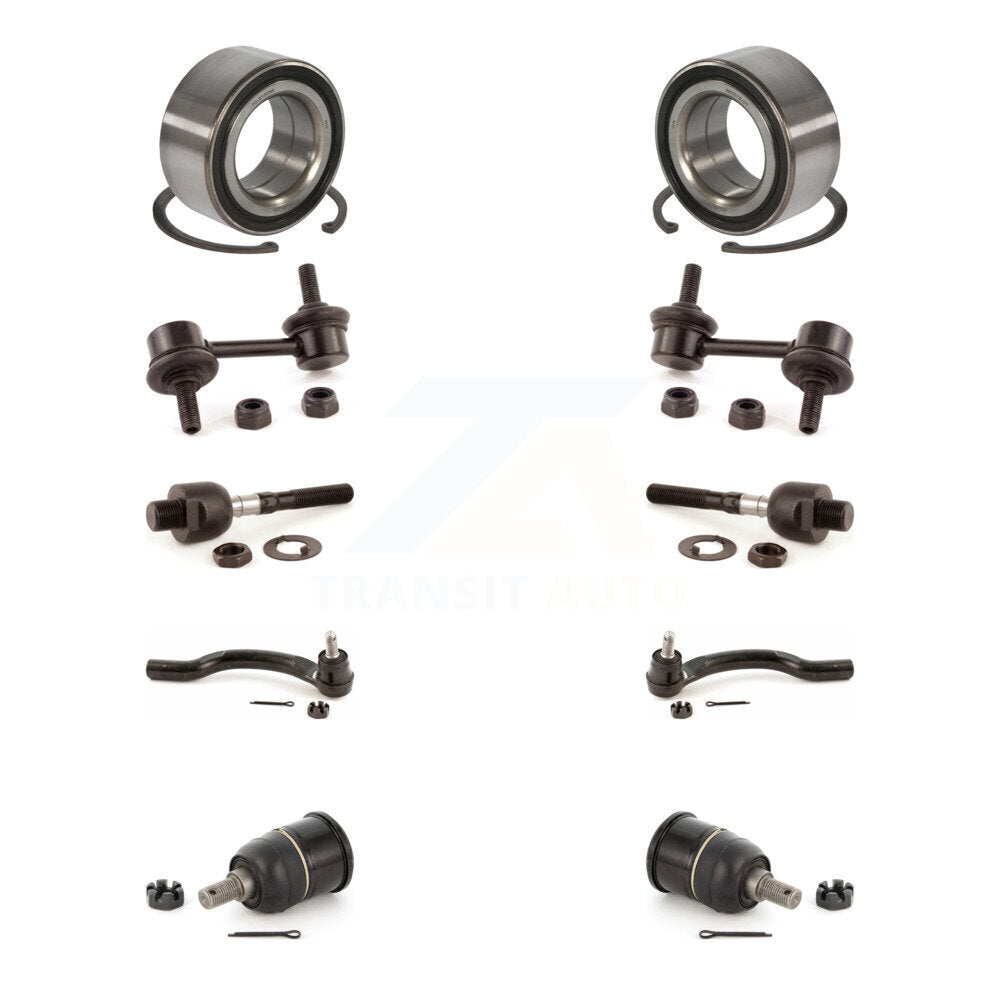 Bearing Lower Ball Joint Outer Inner Tie Rod End Link Front Kit For Honda Accord