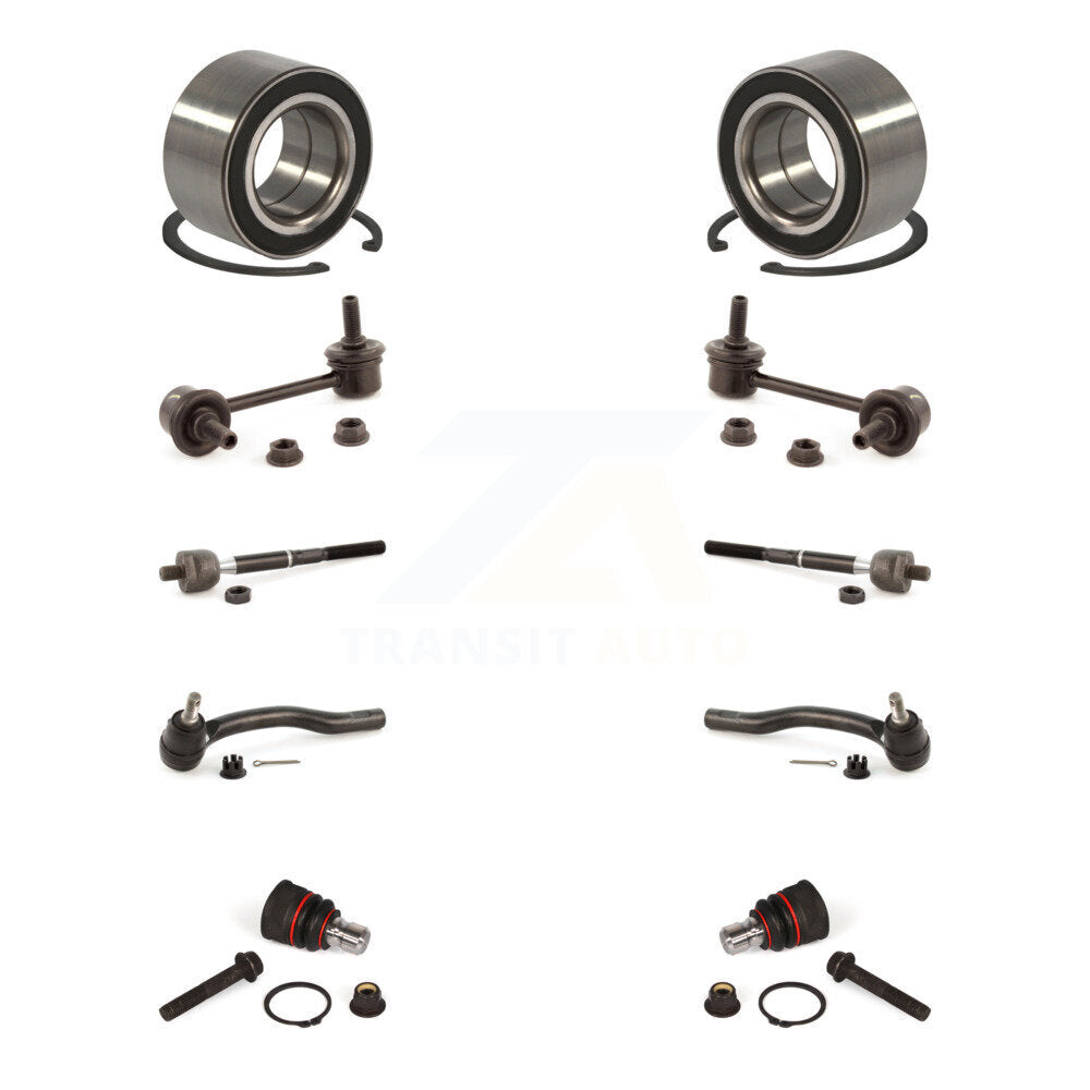 Bearing Lower Ball Joint Outer Inner Tie Rod Link Front Kit For 07-12 Mazda CX-7