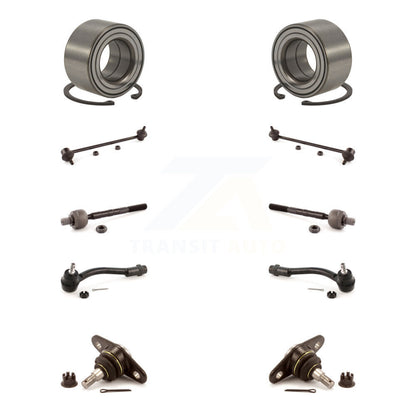 Bearing Lower Ball Joint Outer Inner Tie Rod & Link Front Kit For Hyundai Accent