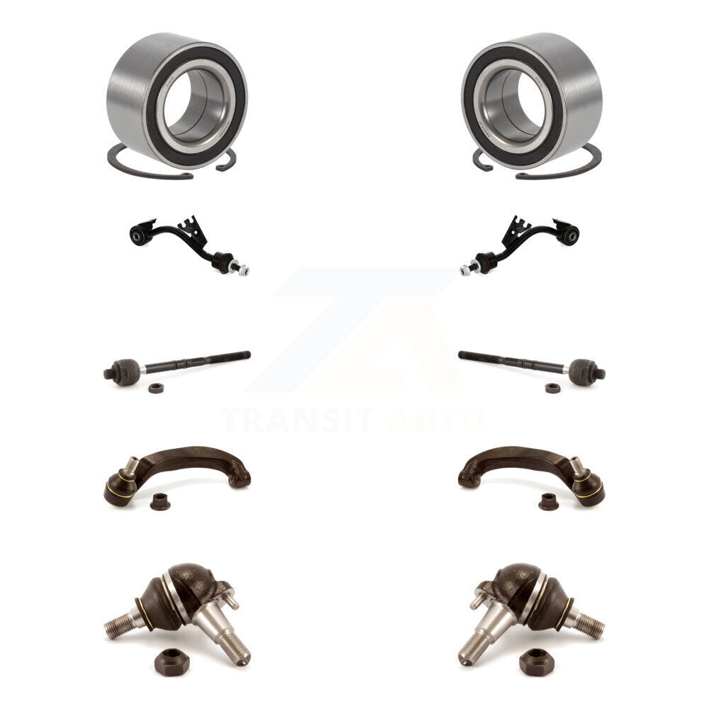 Wheel Bearing Lower Ball Joint Outer Inner Tie Rod & Sway Bar Link Front Kit For