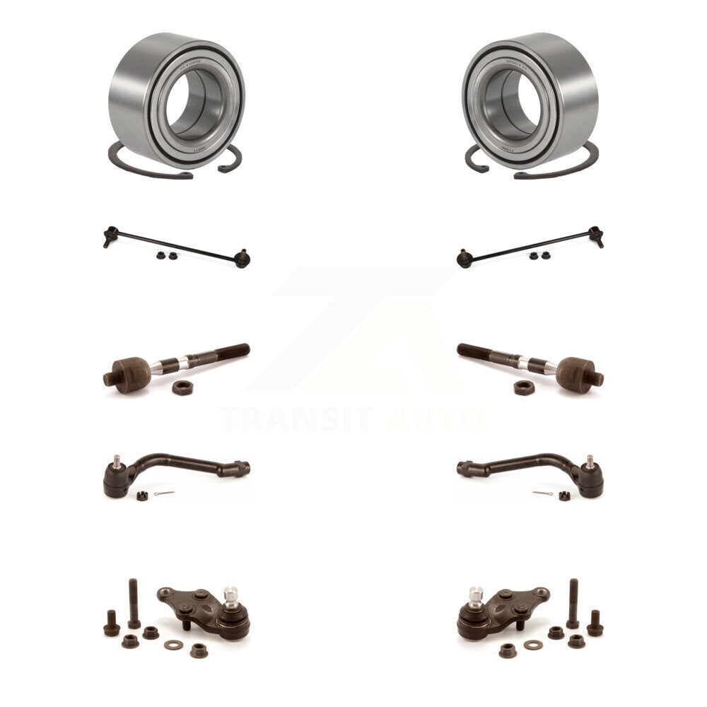 Wheel Bearing Lower Ball Joint Outer Inner Tie Rod Link Front Kit For Kia Optima