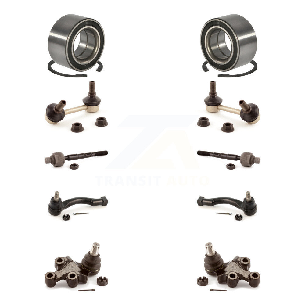 Bearing Lower Ball Joint Outer Inner Tie Rod End Link Front Kit For Kia Sorento
