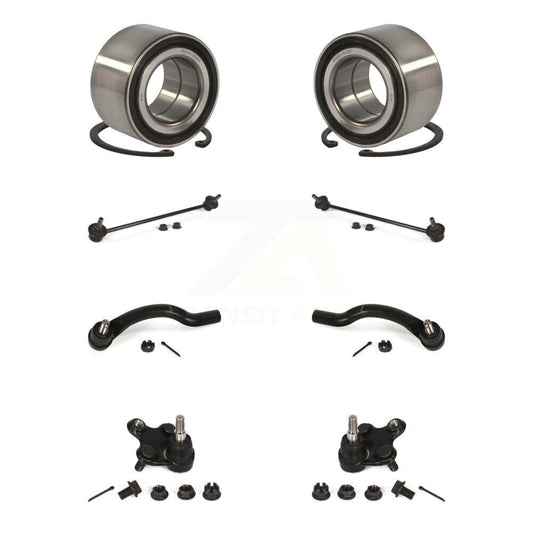 Bearing Lower Ball Joint Outer Tie Rod Link Front Kit (8Pc) For Honda Civic ILX