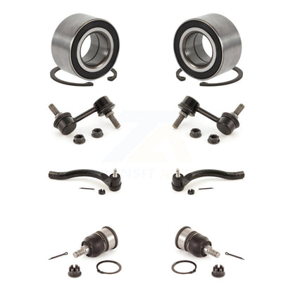 Bearing Lower Ball Joint Outer Tie Rod End Link Front Kit (8Pc) For Honda Accord