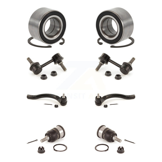 Bearing Lower Ball Joint Outer Tie Rod End Link Front Kit (8Pc) For Honda Accord