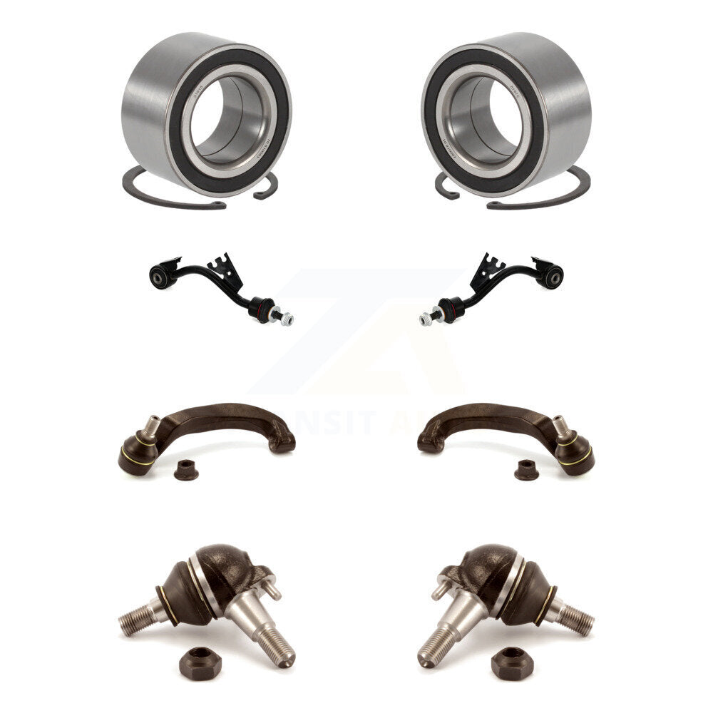 Bearing Lower Ball Joint Outer Tie Rod & Link Front Kit (8Pc) For Mercedes-Benz