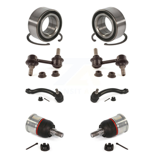 Bearing Lower Ball Joint Outer Tie Rod & Link Front Kit (8Pc) For 09-14 Acura TL