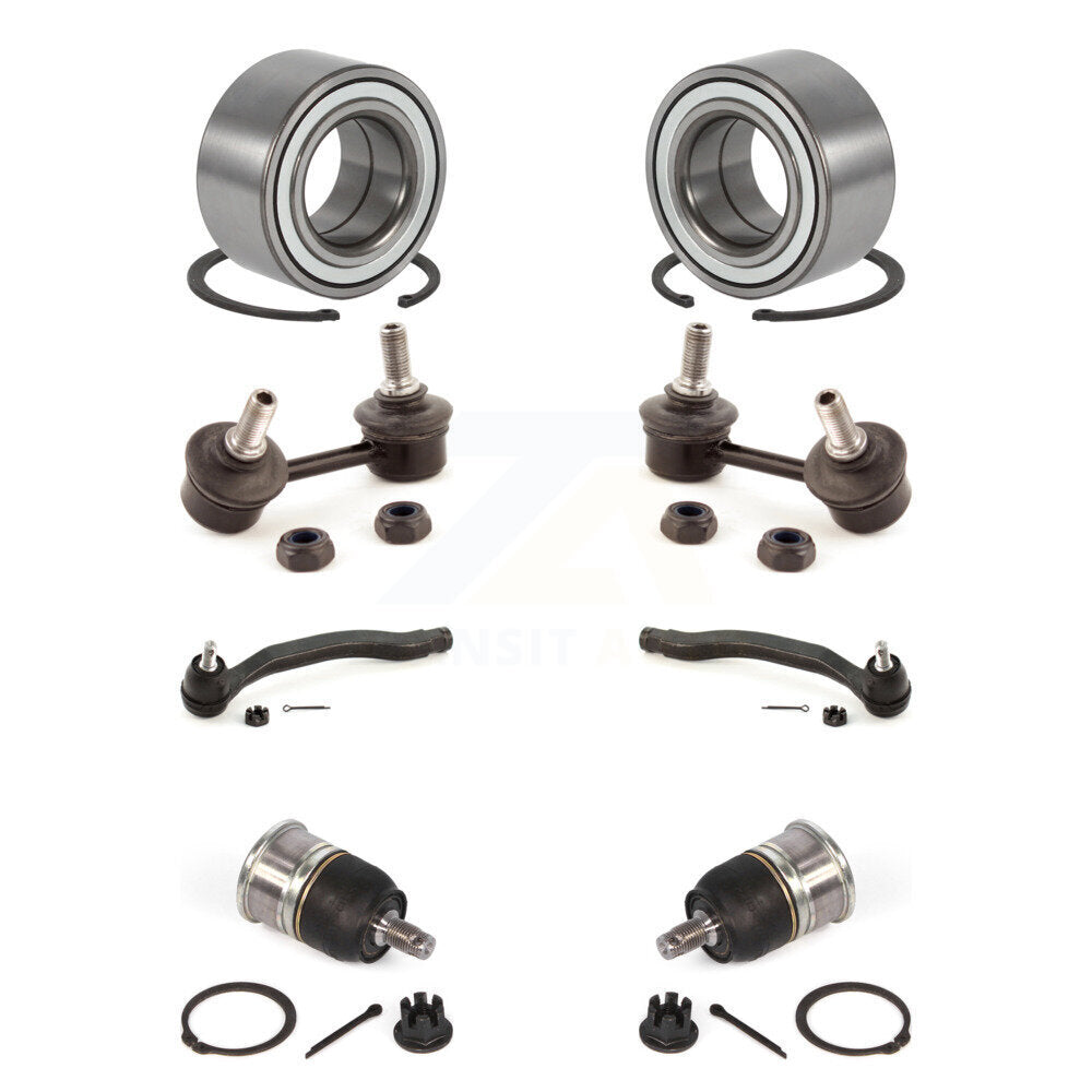 Bearing Lower Ball Joint Outer Tie Rod Link Front Kit (8Pc) For Honda Accord TL