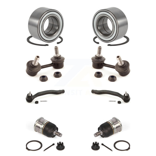 Bearing Lower Ball Joint Outer Tie Rod Link Front Kit (8Pc) For Honda Accord TL